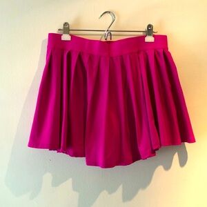 Athletic L Pink pleated tennis skirt